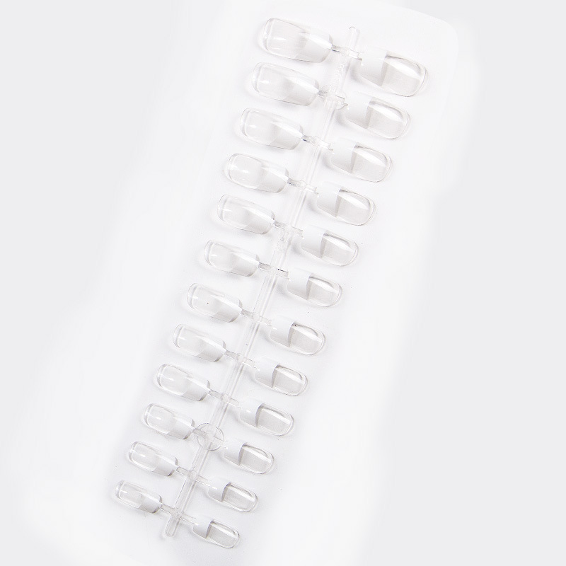 Concubina clavo falso clavo pieza multi-COLOR DE LA Media Luna Francés patrón de dibujos animados arte de uñas pieza desgaste