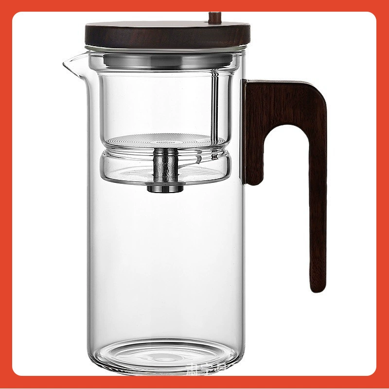 Glass capacious tea stainless steel