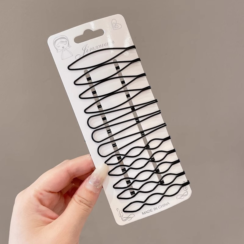 Horquilla de perlas, estilo ins, tocado coreano simple de nicho, clip de una palabra, clip lateral de flequillo simple, tocado