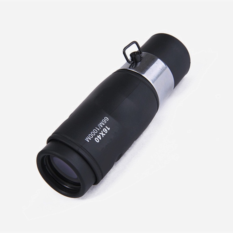 小号兵16*40袖珍单筒望远镜高清晰度光学棱镜蓝膜单筒海盗望远镜