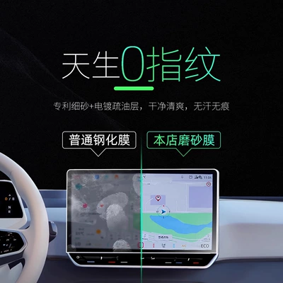 Car interior film | Navigation Instrument Center Console Protective
