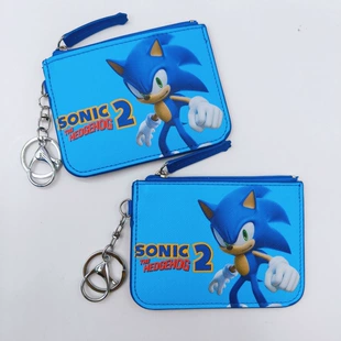 Кошелёк-брелок с принтом Sonic для проездных и мелочи