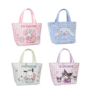 Leather Large Capacity Lunch Box Bag Outdoor Travel Milk Tea Beverage Beer Constant Temperature Bag Student Portable Meal Bag