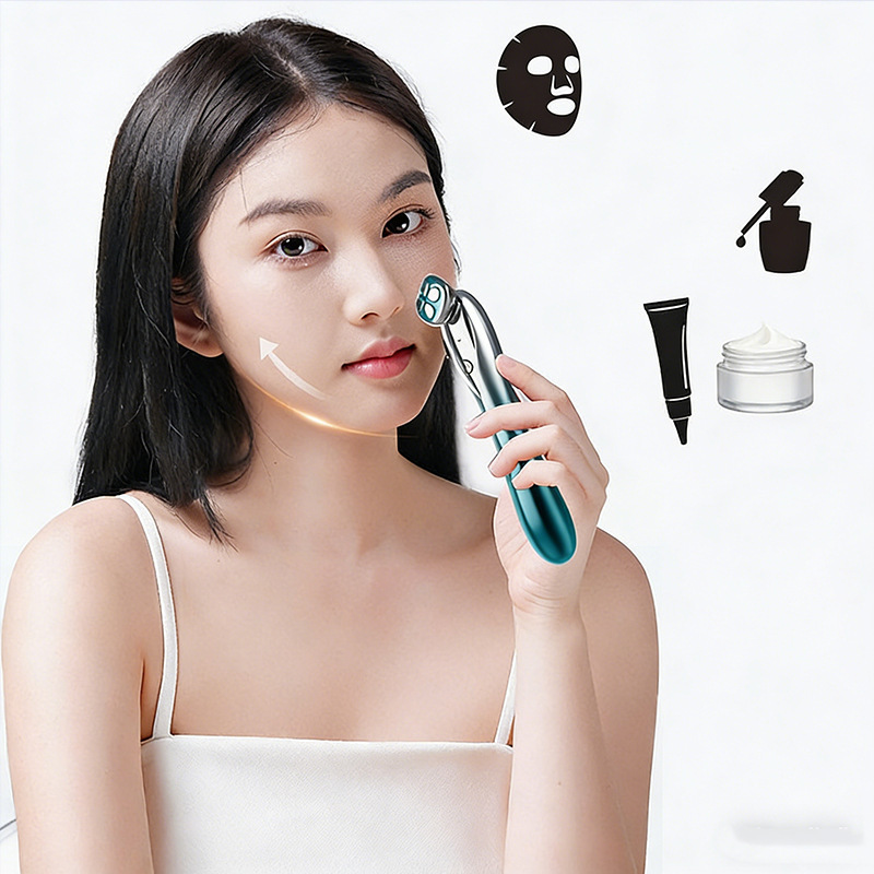 Fábrica de fuente transfronteriza de compresión caliente para el ojo, micro crema ocular portátil para el cuidado de los ojos, instrumento de belleza importado image 3
