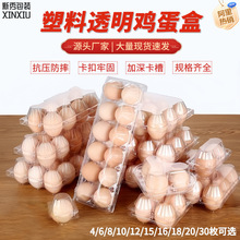 透明塑料鸡蛋盒PET吸塑鸡蛋包装盒一次性透明塑料鸡蛋盒厂家批发
