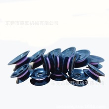 张力枪放线架1008组合过线轮塑胶陶瓷导轮80mm过丝导线轮电线纺织