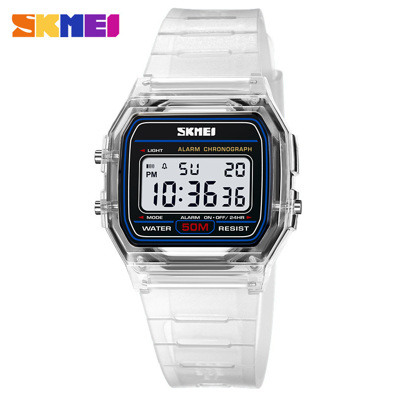 Skmei Douyin Internet Celebrity Live Broadcast Taobao Same Square Watch Cross-Border E-Commerce Wholesale Digital Watch