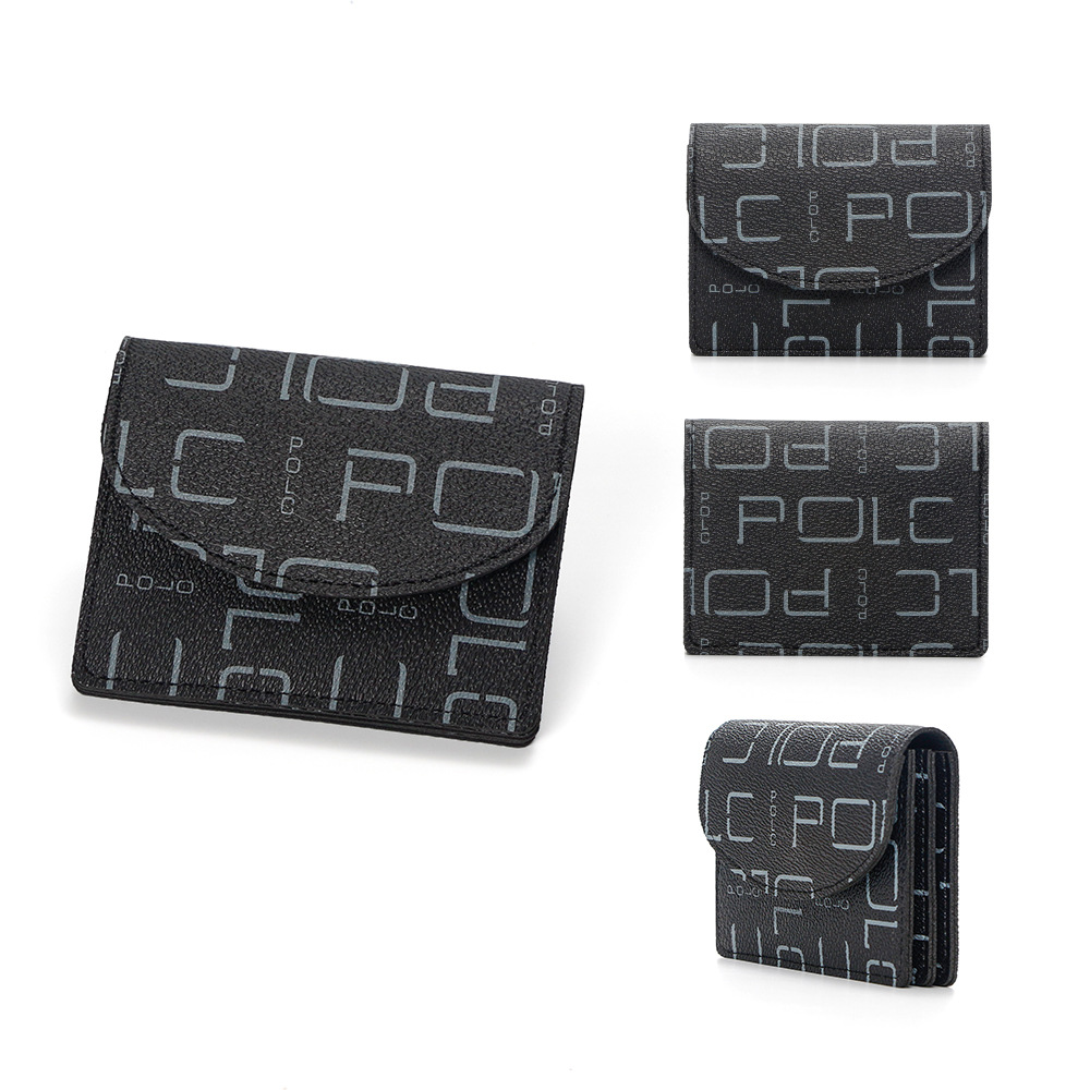 POLC nuevo paquete de tarjetas, monedero transfronterizo para mujer, versión coreana del paquete de tarjetas multifuncional compacto de alta gama, monedero al por mayor
