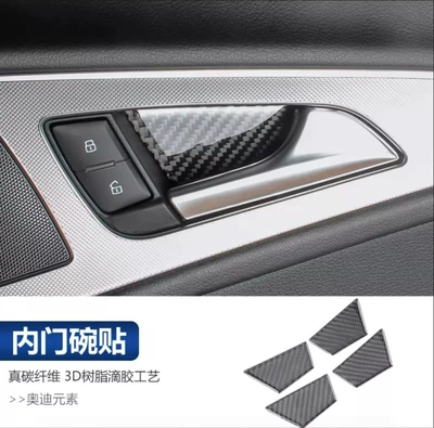interior modification – Car interior film - real-carbon-fiber-inner-door-bowl-stickers