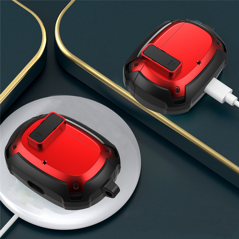 新款帶鎖無線藍牙耳機保護殼 適用於魔音Beats Studio Buds保護套