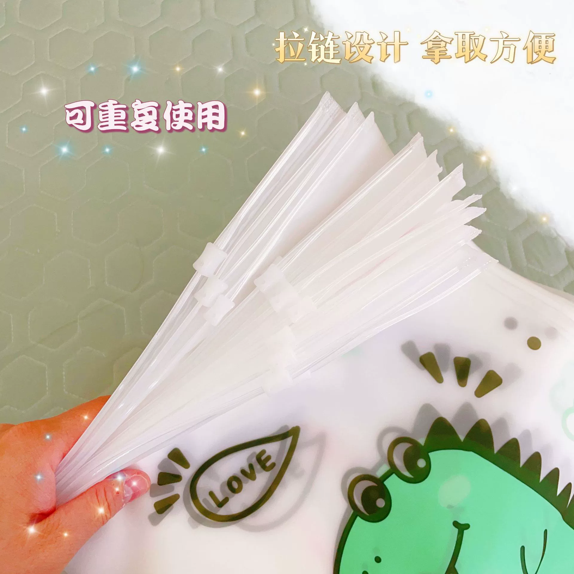 Cartoon storage bag for kindergarten, container, laundry basket, sealed bag, underwear, waterproof bag