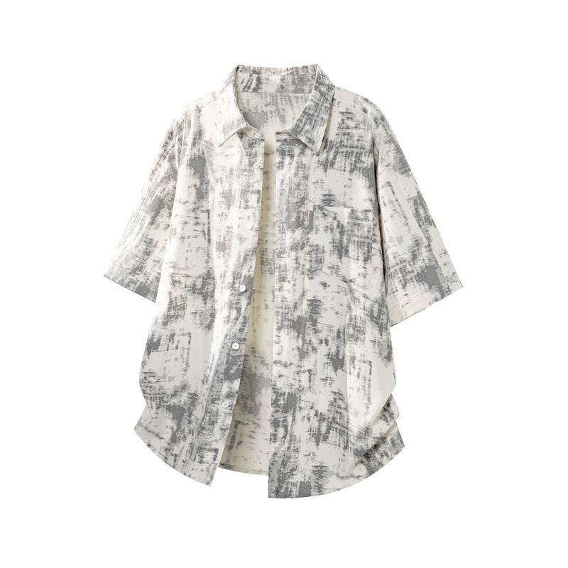 Sommerneuheit 2026: Oversize-Hemd im Hongkong-Stil mit Print, Kurzarm, Größen M-5XL, HC26216-TeP20_voghion.com