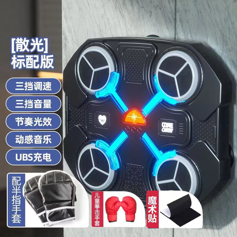 Black boxing target + 2 pairs of gloves + charging cable - no bluetooth