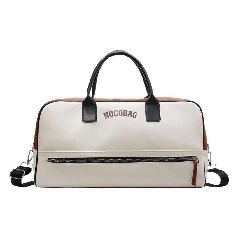 Bolsa de equipaje de gran capacidad de viaje de negocios de corta distancia Nueva bolsa de viaje de color de contraste de moda bolsa de almacenamiento de ropa portátil simple de un hombro