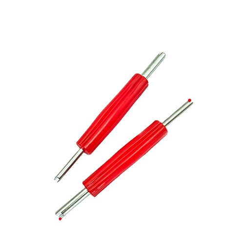 Dual-purpose car tire air conditioning valve core screwdriver valve key double-head valve core wrench special repair tool