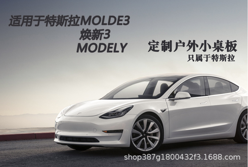Portable outdoor folding small table board camping table and chair suitable for Tesla MODELY/3 Huanxin 3