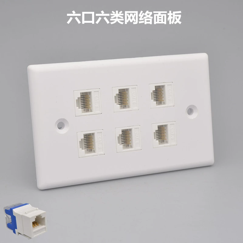 Американский стандарт 6-тип американец 120 панели сети типа 6 Тип 6 keystone гнезда кабеля сети порта сети гигабита CAT6