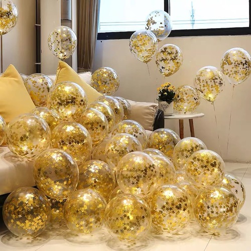 12-inch 18-inch sequined balloons manufacturer wholesale wedding room layout birthday party cross-border package decorative latex balloons