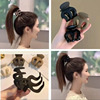 Black matte crab pin, ponytail, elegant hairgrip, simple and elegant design, wholesale