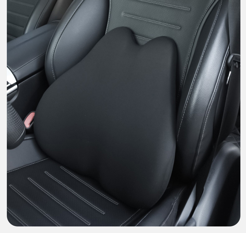 Memory Foam Car Slow Rebound Cushion Lumbar Support Car Cushion Headrest Neck Protector Car Pillow Pillow Seat Cushion