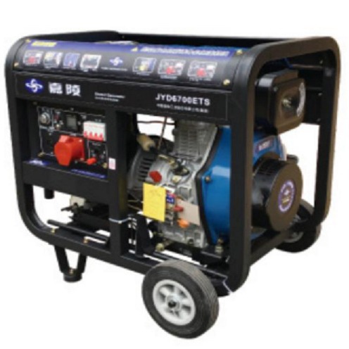 户外家用嘉陵5.0KW小功率开架电启动柴油发电机组JYD6700E