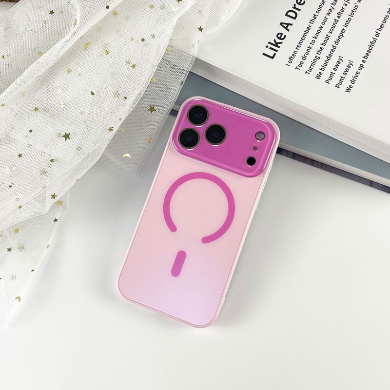 AG磨砂大视窗C形宽磁吸适用iPhone17promax手机壳苹果16Pro保护套|undefined