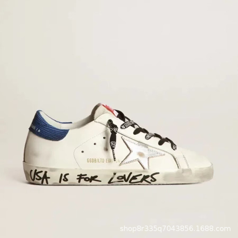 Clásico universal casual coreano GG hacer viejas estrellas pequeñas zapatos sucios zapatos de skate para hombres aumentan la altura interior de zapatos sucios de piel de vaca pequeños zapatos blancos