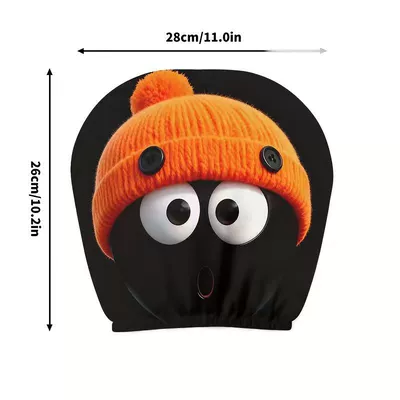 Universal seat cover Custom-Made Headrest Covers with - 44-double-sided-1-pack-26cm28cm