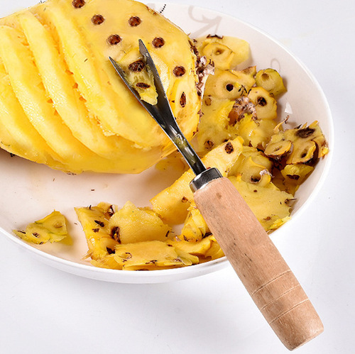 Stainless steel pineapple knife pineapple peeler eye remover seed digging peeling knife pineapple artifact no welding pineapple shovel