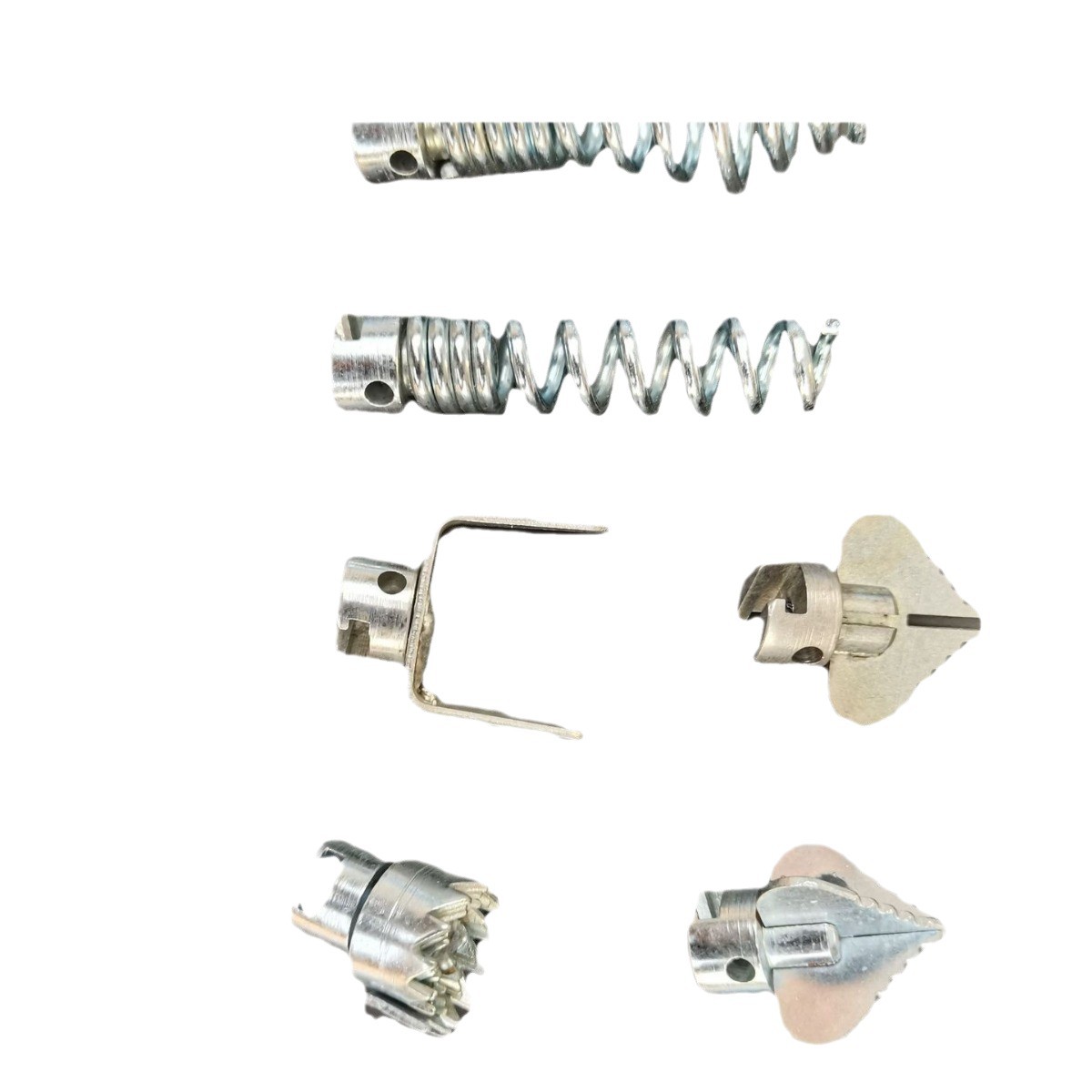 Herramienta de cabeza de corte de draga de tubería conjunto de siete piezas accesorios de herramientas de alcantarillado doméstico