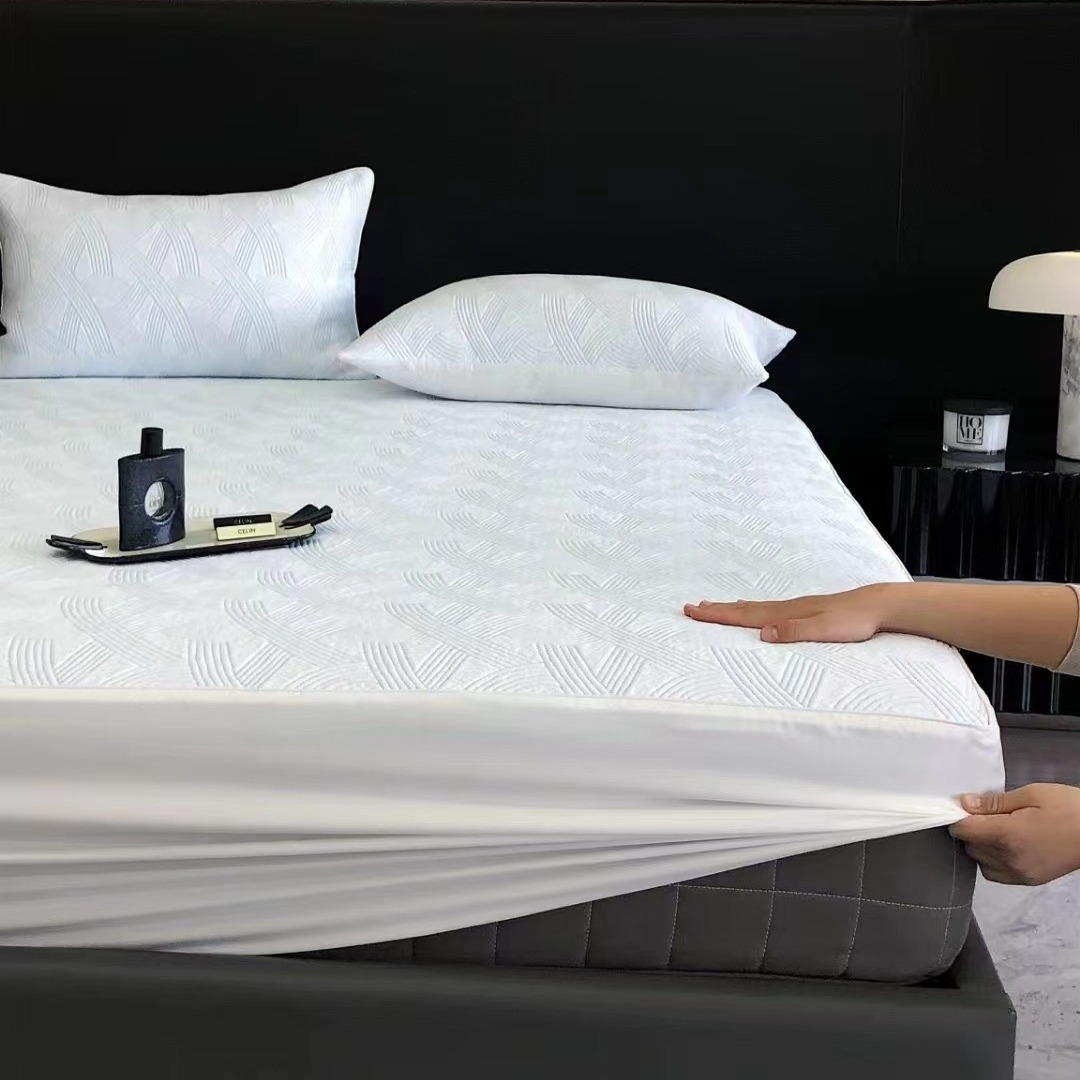 Japanese imported ICE 3D Max soft cool mat with black technology ice silk mat, machine washable and air-dryable elastic version, high bed canopy style