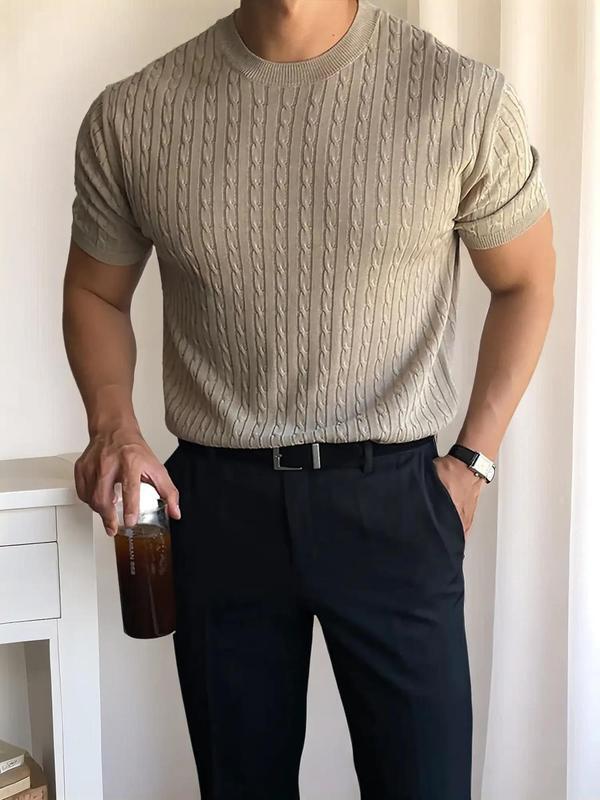 E9735 亚马逊速卖通款 Knitwear 跨境代发新款男式针织衫|undefined
