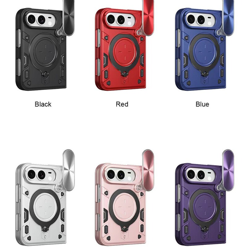 Best-selling iPhone18 Flod folding screen flip phone case with camera protection cover and stand