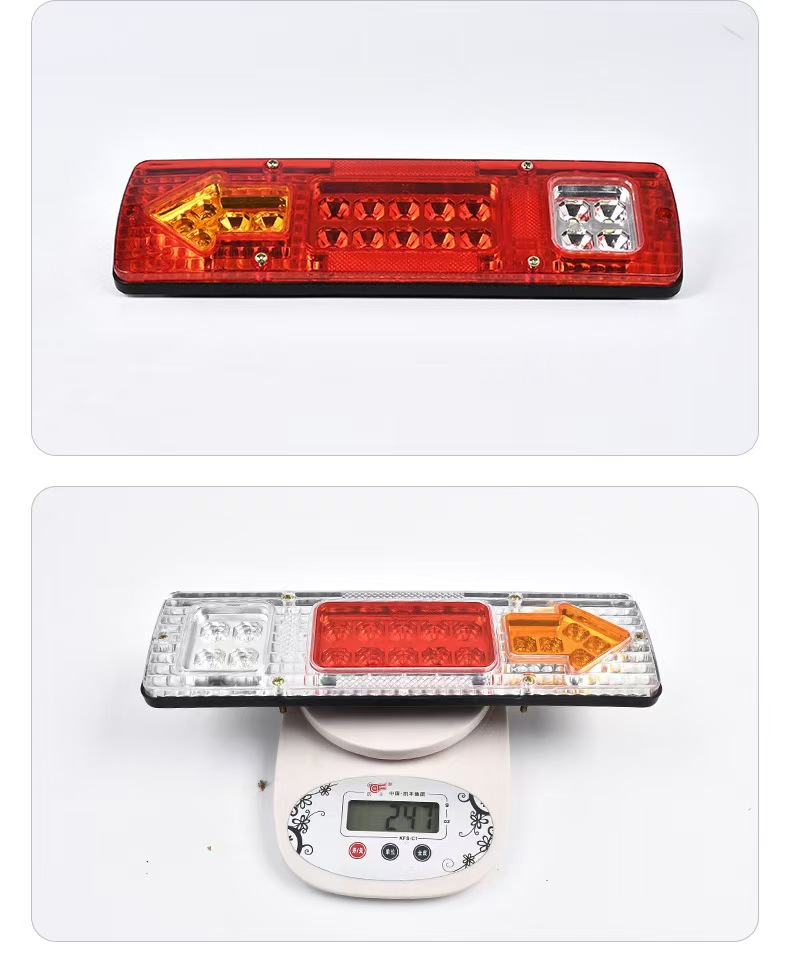 Original tricycle rear tail light electric tricycle tail light turn signal brake light reversing light anti-chase tail light