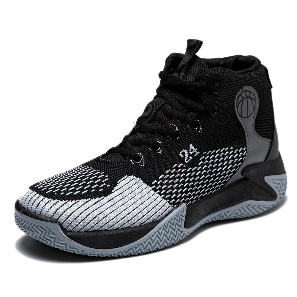 Nuevos zapatos de baloncesto de verano de moda al aire libre zapatos de carrera de suela gruesa rebote de tela de malla zapatos deportivos para niños