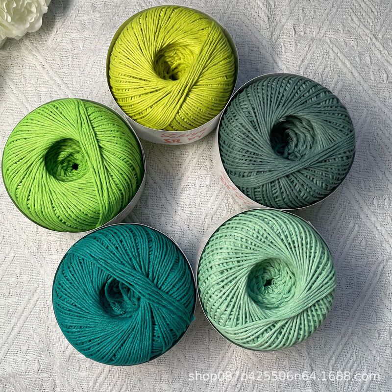 Factory direct 12 strands of cotton thread 150G hook bag special thread 1.5MM thick DIY hand-woven cotton and linen thread