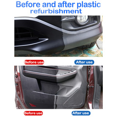 Plastic Restorer Dashboard Wax Instrument Panel Car Interior Restorer Coating Plastic Polishing Care Leather Seats