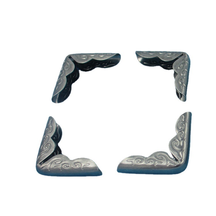 厂家直供 文件夹笔记本金属护角 书本桌椅精美金属包角 箱包护角