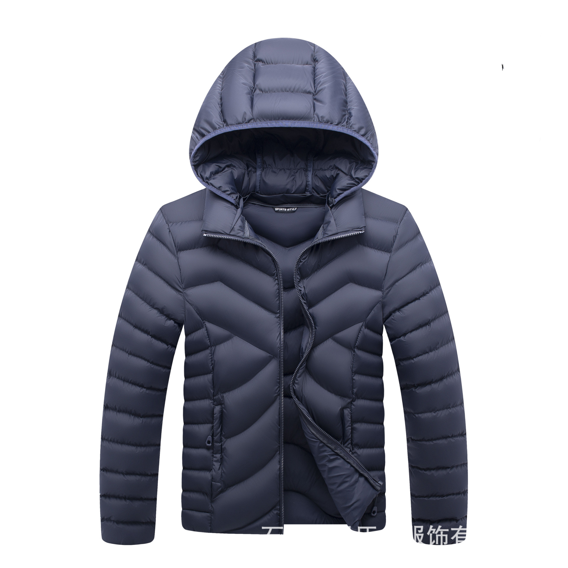 Abrigo acolchado de algodón transfronterizo moda masculina casual sombrero desmontable costilla Abrigo acolchado de algodón Otoño e Invierno 2021 abrigo de hombres jóvenes suministro directo de fábrica