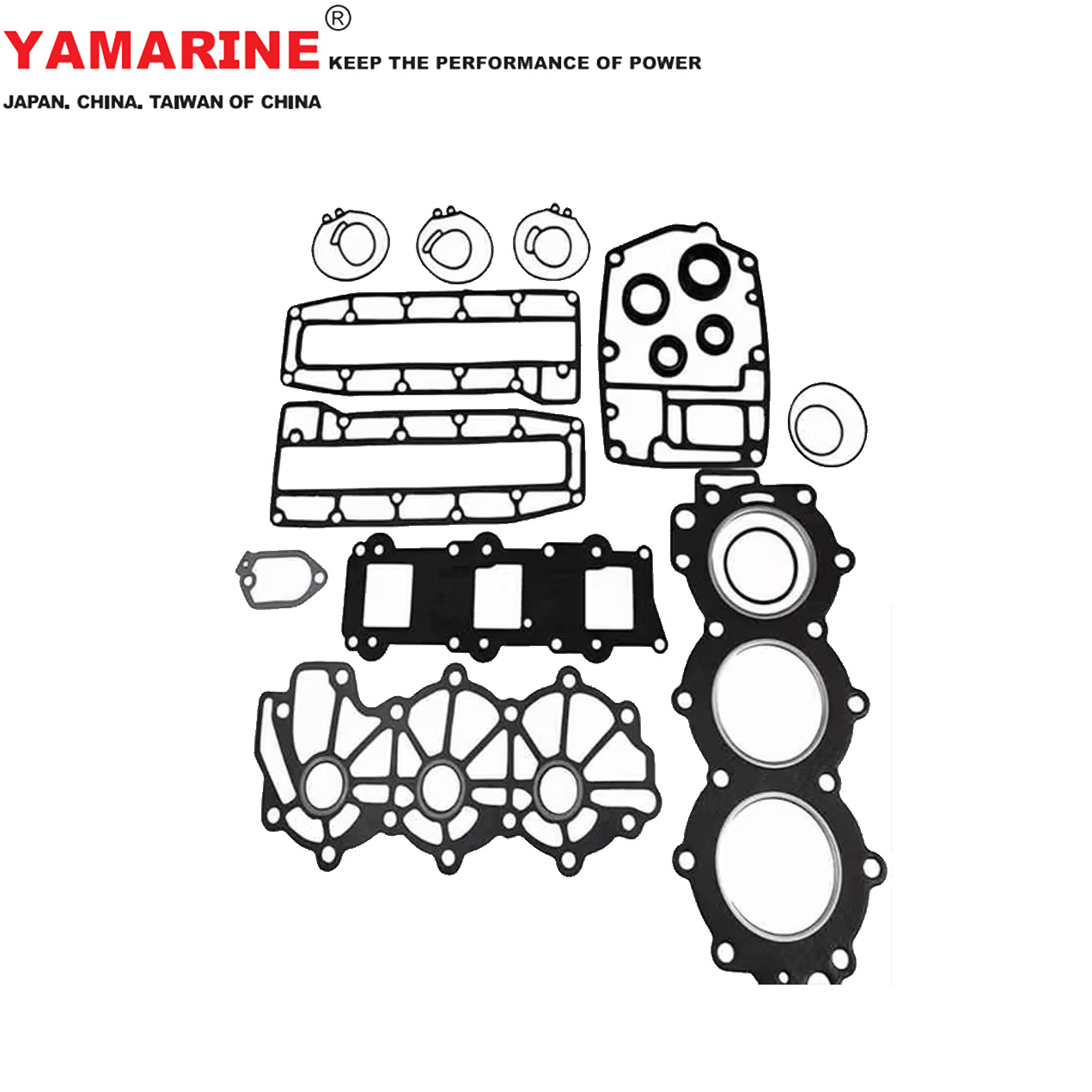 225/250 马力2冲 雅马哈舷外机垫片总成 YAMAHA 61A-W0001-00