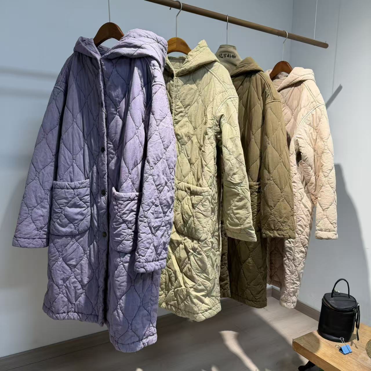 双十一福利特价忆古朴拙带帽款葫芦切棉多工艺长棉衣240720