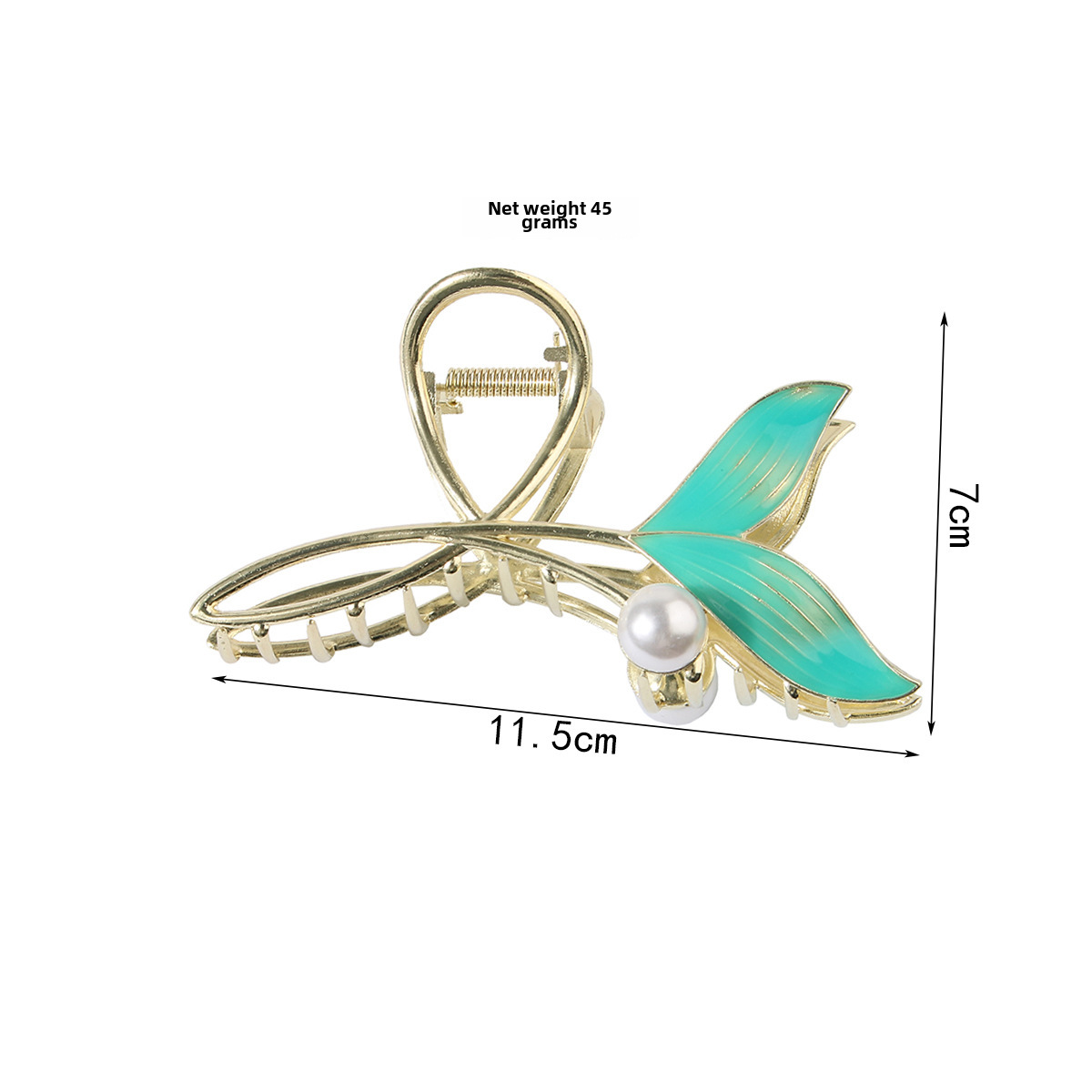 Pinza per capelli a tulipano in metallo stile coreano_voghion.com