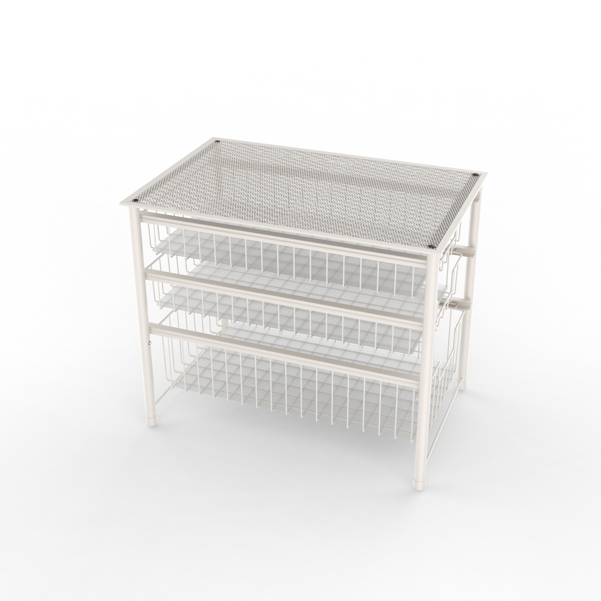 Rack de almacenamiento de piso de estilo nórdico transfronterizo hogar sala de estar multi-capa móvil deslizante cajón cesta de almacenamiento fábrica en stock