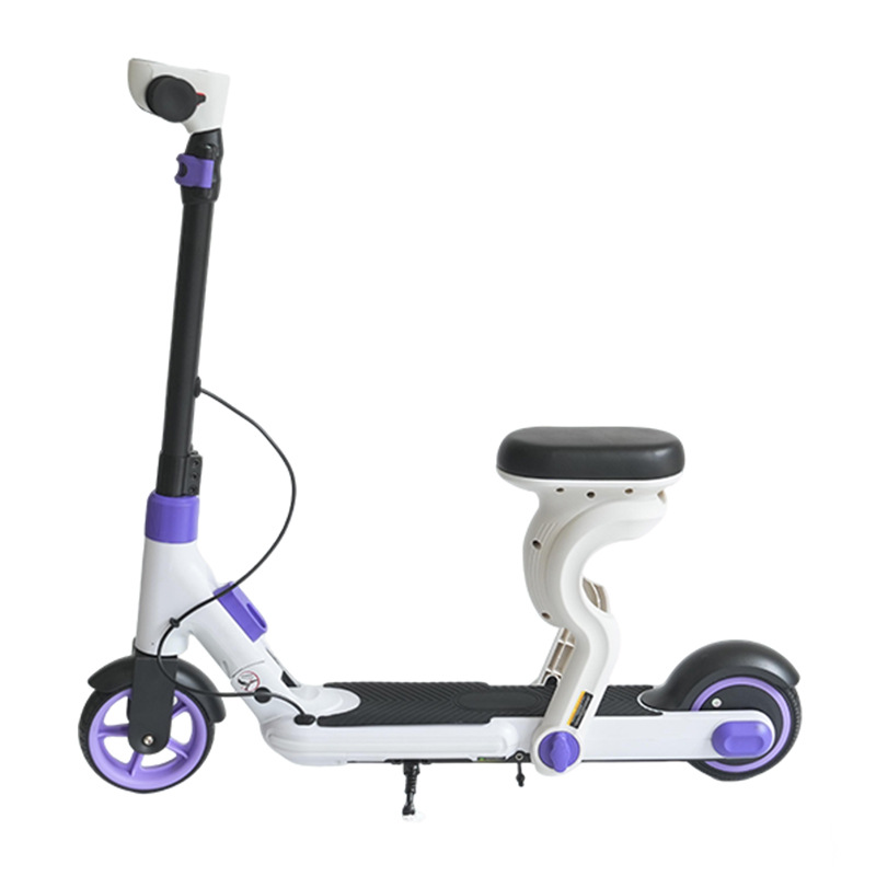 Scooter eléctrico transfronterizo para niños scooter de dos ruedas asiento plegable scooter de dos ruedas patinaje coche de juguete