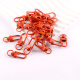 Macaron Color Metal Paint Keychain Dog Buckle Color Paint U-shaped Door Buckle Diy Bag Pendant Accessories