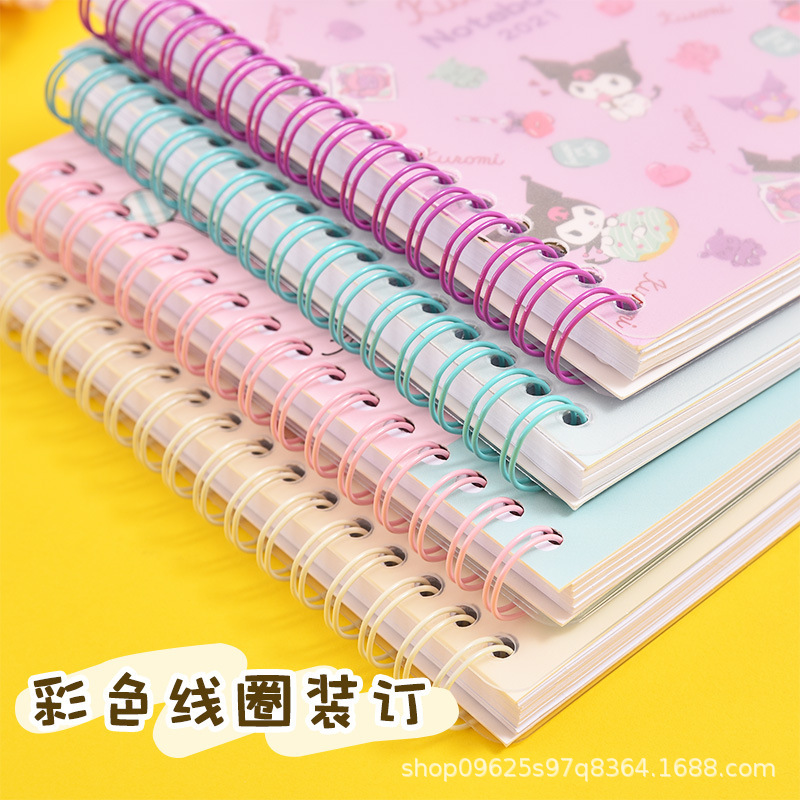 En stock ins estilo creativo Sanrio coolomi dibujos animados bobina libro linda chica corazón cuaderno libro