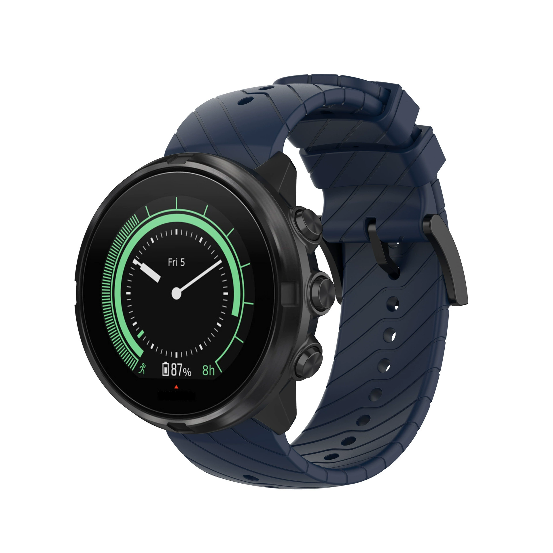 Подходят для Songtuo SUUNTO 7/9BRO/9/D5 Spartan Lightning Patriot Silicon Platform Band Blink Plough Ribbon 24mm