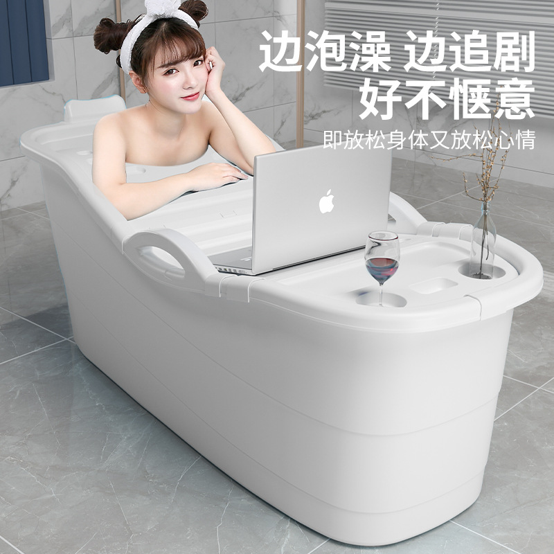New Style Adult Bathtub Shower Tub Minimalist Style Large Thick Steam Insulated Tub Factory Wholesale