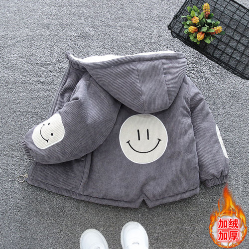 Children's Cotton Coat Outerwear Autumn/Winter  New Arrival Cotton Padded Jacket Winter Top with Denim Lining and Extra Warmth
