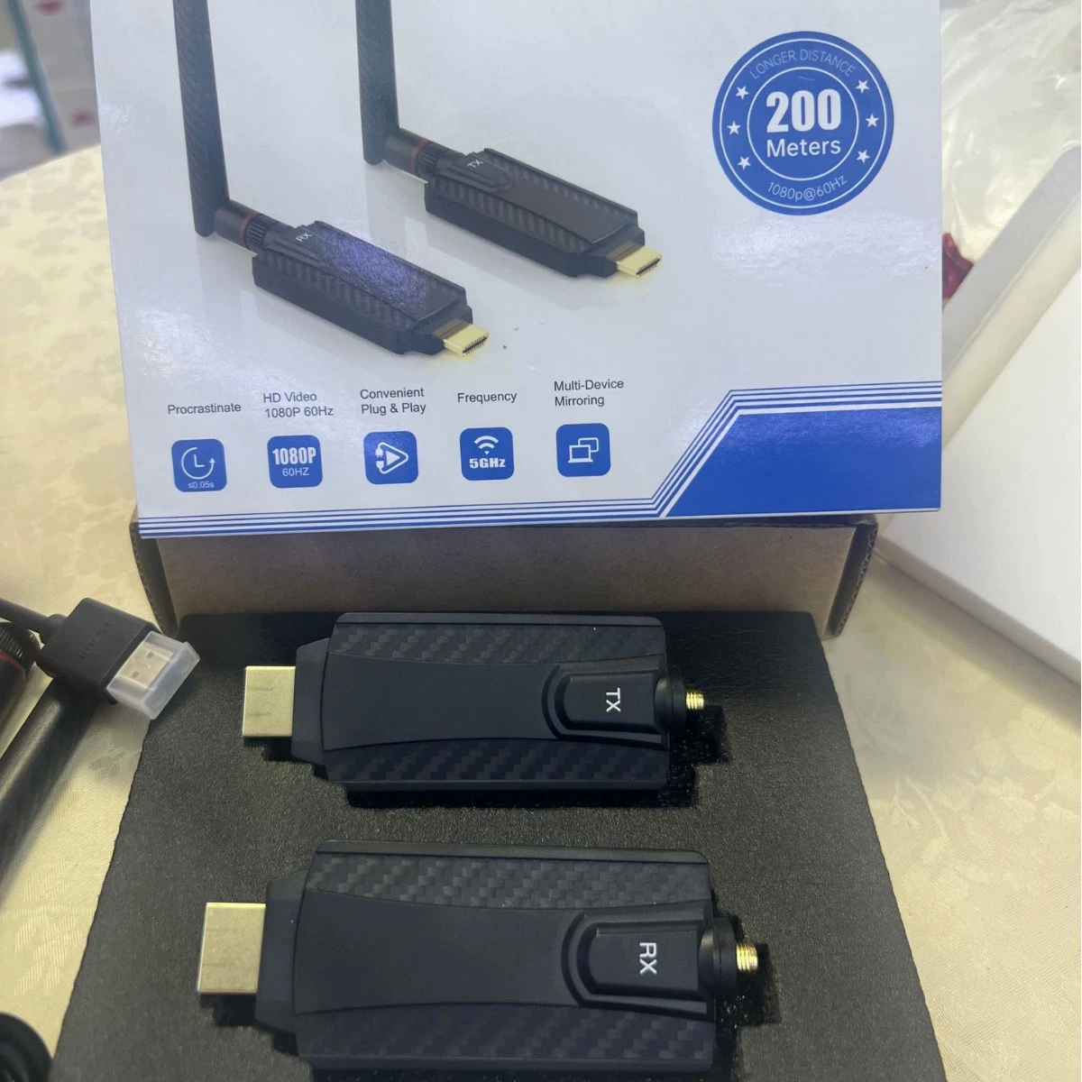 Wireless transmitter, laptop, projector, mobile phone, 200m